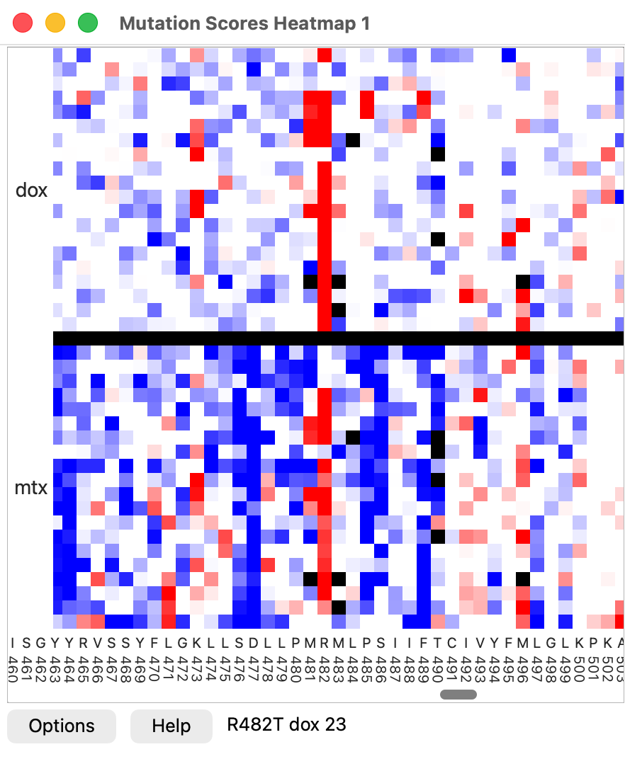 Mutation heatmap