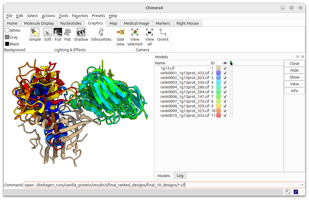 10 BoltzGen designed proteins binding GM2 activator