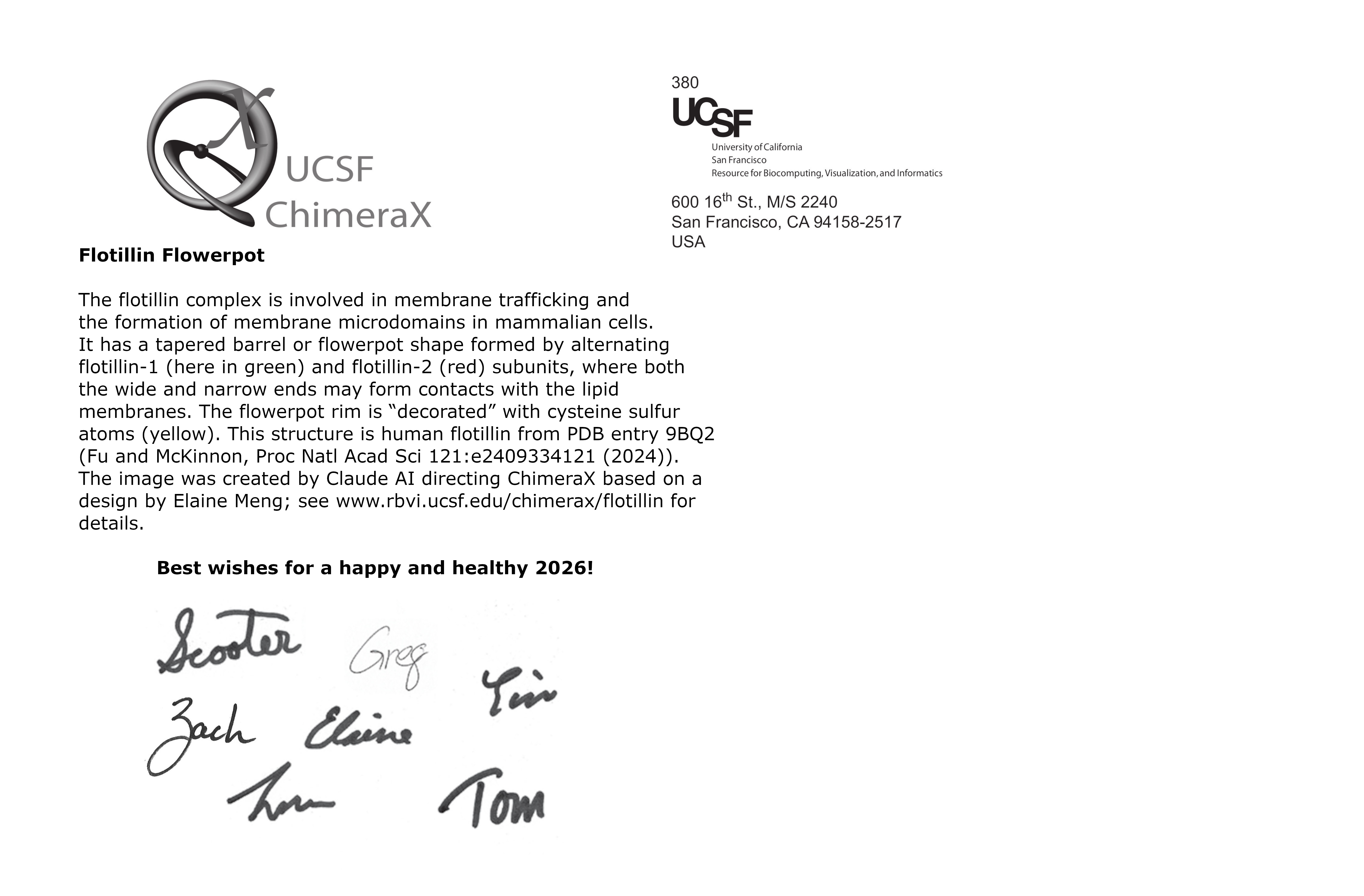 Flotillin holiday card text