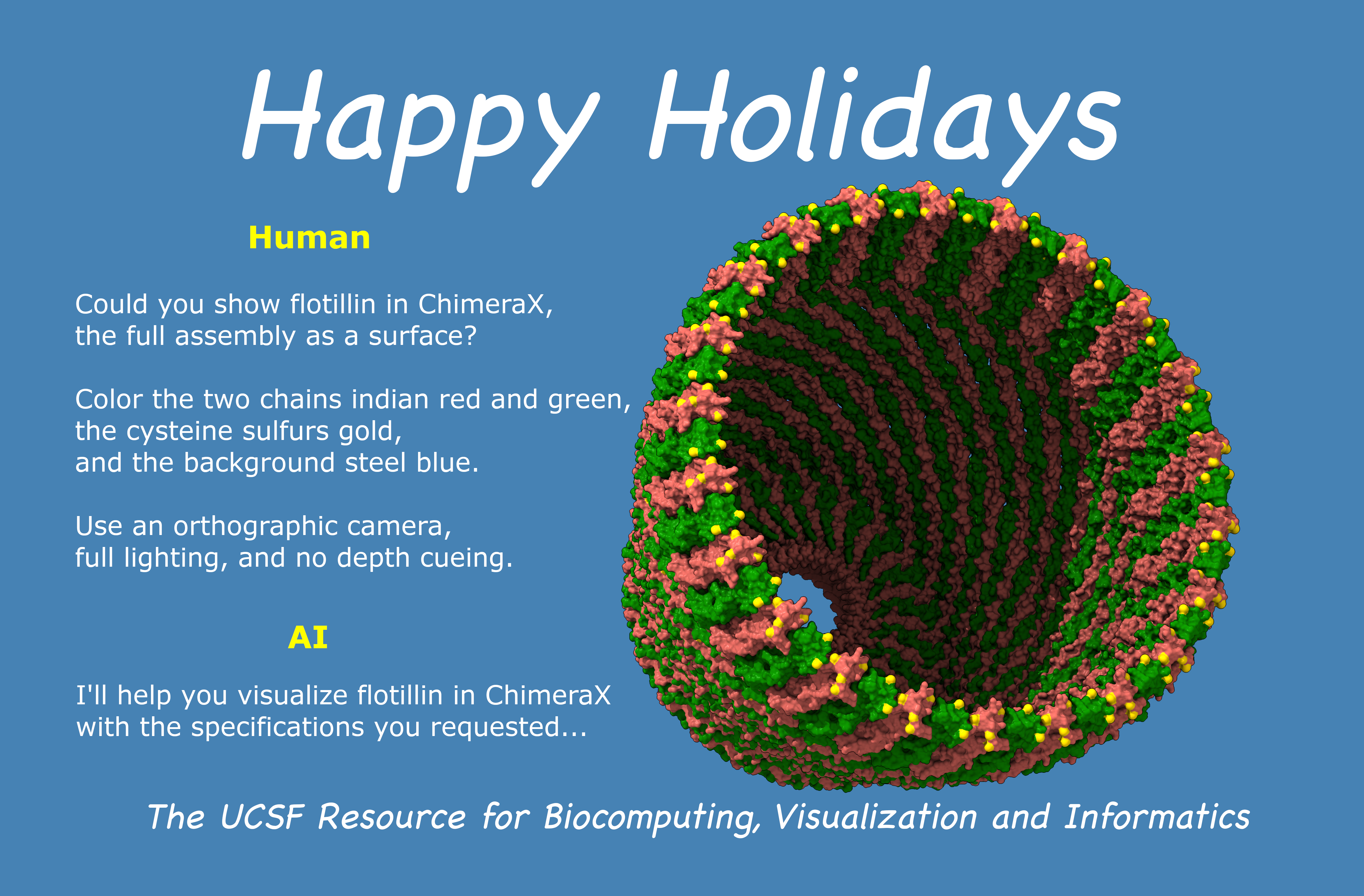 Flotillin holiday card